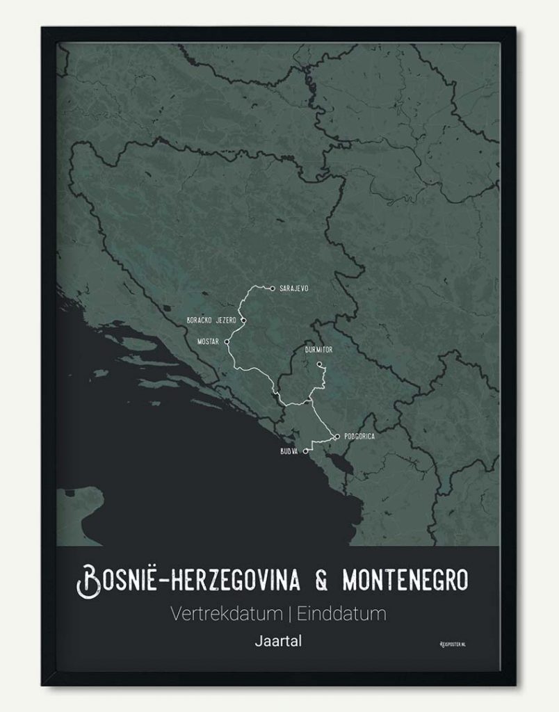 Bosnië Herzegovina Montenegro