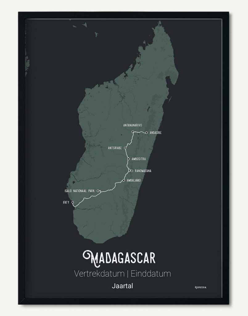 Madagascar Kort