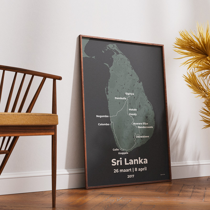 Reisposter Sri Lanka Zelf ontwerpen Reisposter Sri Lanka